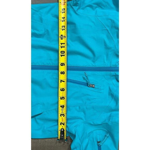 L.L. Bean Double Up Outerwear System Rain Jacket Girls Sz M 5-6 Teal *flaw Arm - Picture 13 of 14